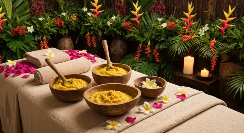 body treatment Bali scrubs wraps premium