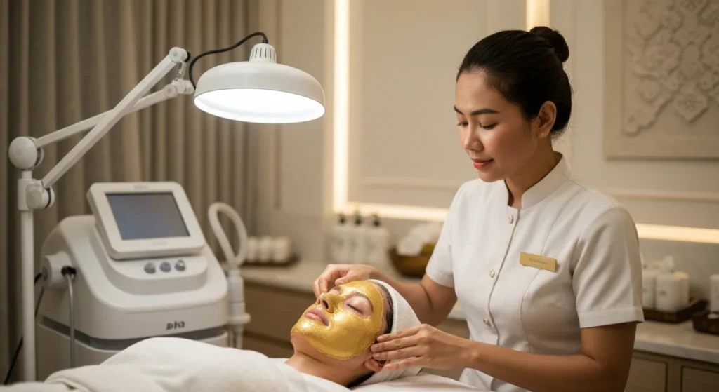 luxury facial Bali premium skincare