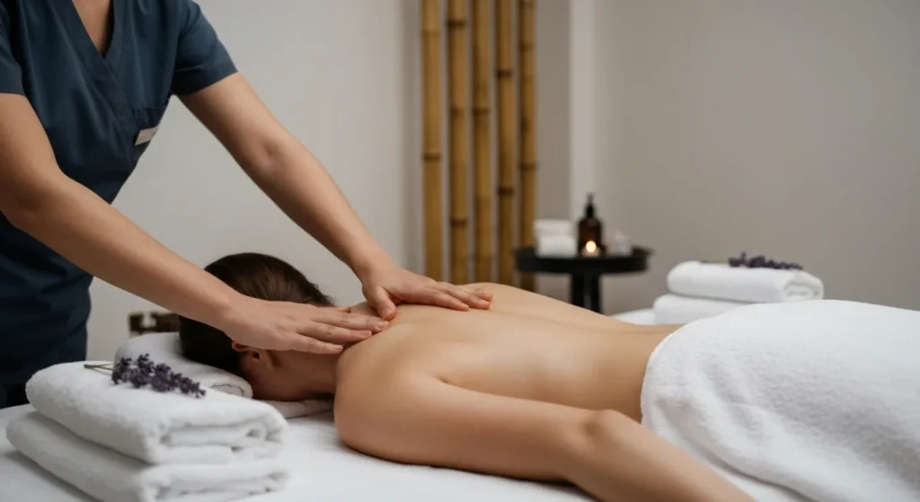 Classic Swedish massage with flowing effleurage strokes - Bali Luxury Spa