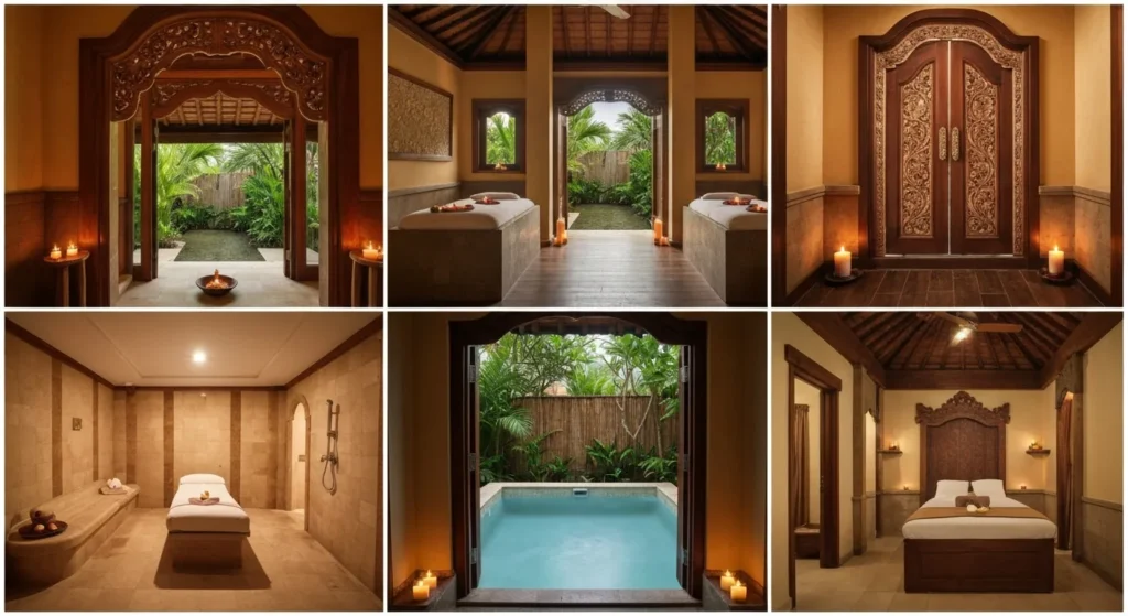 Luxury Balinese spa interior spaces - Bali Luxury Spa Gallery